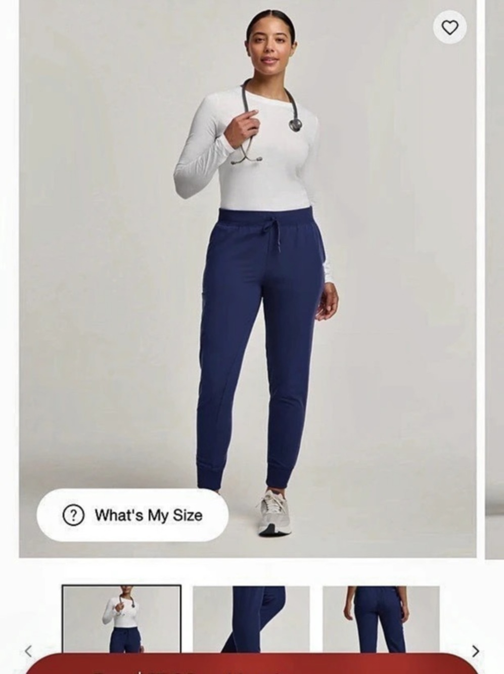 Jaanuu Silex Slim Scrub Jogger Women's Blue Pants Size Large